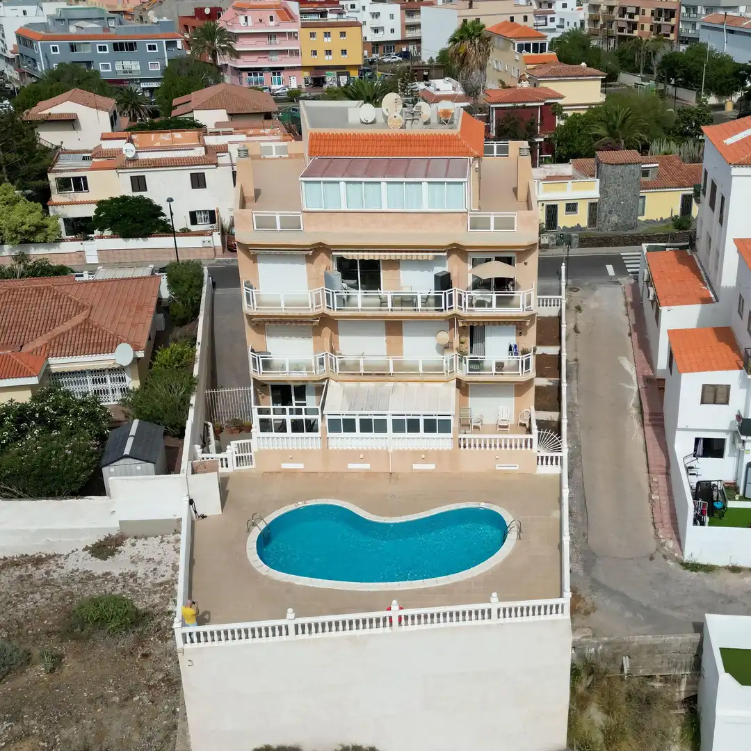 Swimming pool of Apartments for sale in Arona