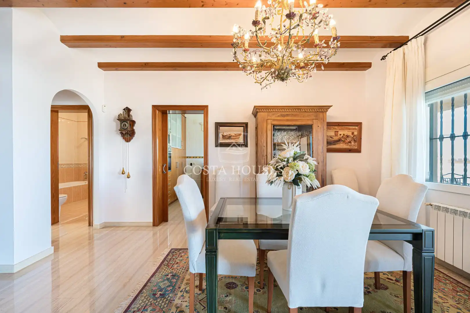 Dining room of Houses for sale in Beniarbeig  with Air Conditioner, Heating and Private garden
