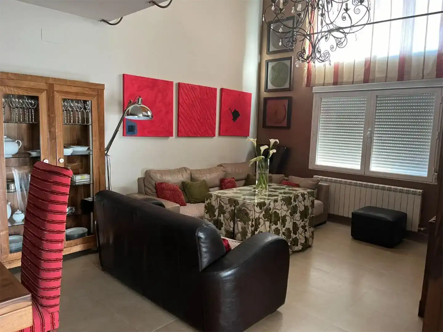 Sala d'estar de Casa o xalet en venda en Los Villares amb Aire condicionat, Piscina i Balcó
