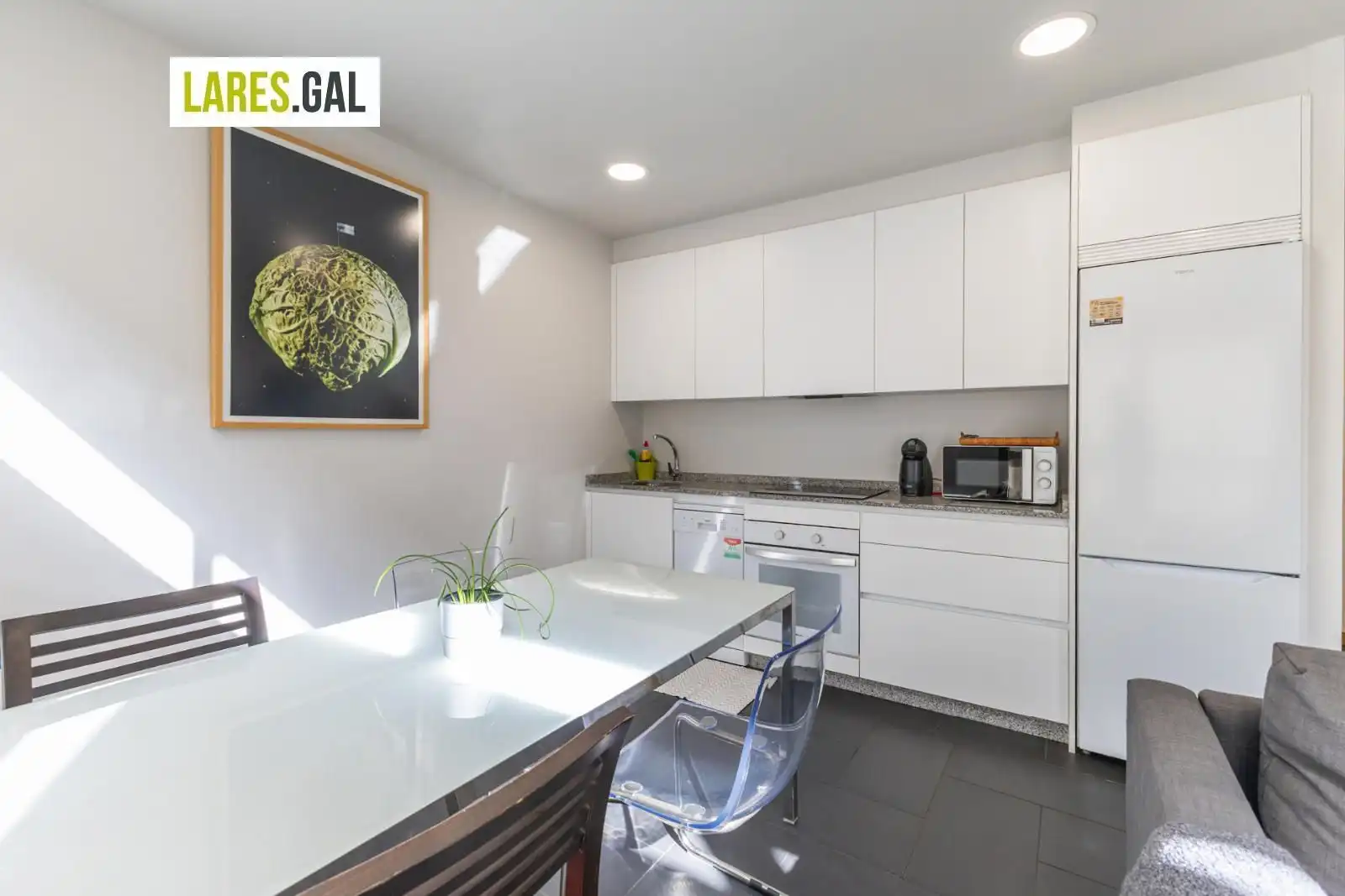 Cocina de Casa o chalet en venta en Cangas  con Calefacción, Amueblado y Horno