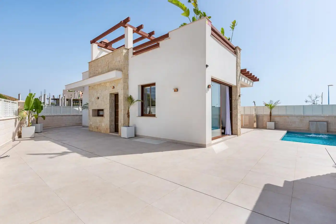 Terrassa de Casa o xalet en venda en Caravaca de la Cruz amb Piscina