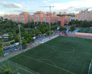 Exterior view of Flat for sale in  Madrid Capital  with Air Conditioner