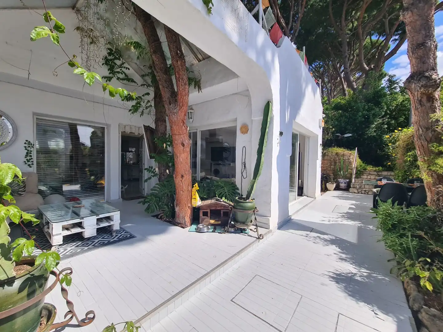 Terraza de Casa o chalet en venta en Marbella con Aire acondicionado, Jardín privado y Terraza