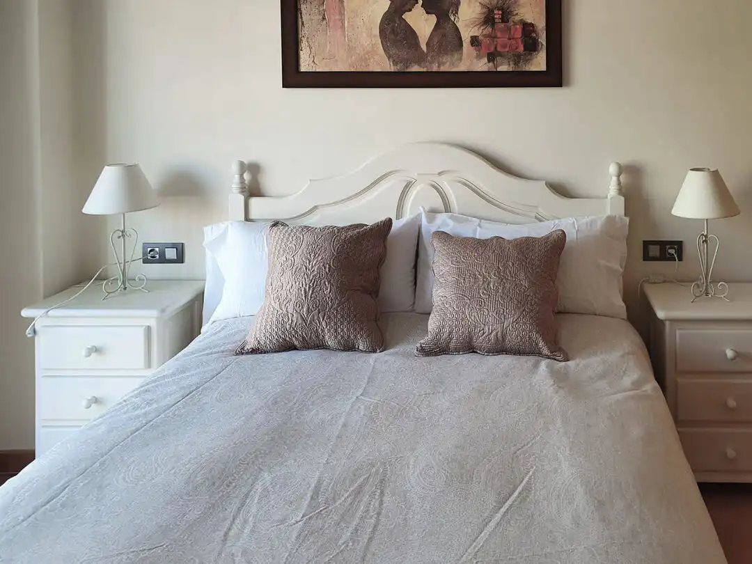 Schlafzimmer von Wohnung zur Miete in Malpica de Bergantiños mit Heizung, Möbliert und Balkon