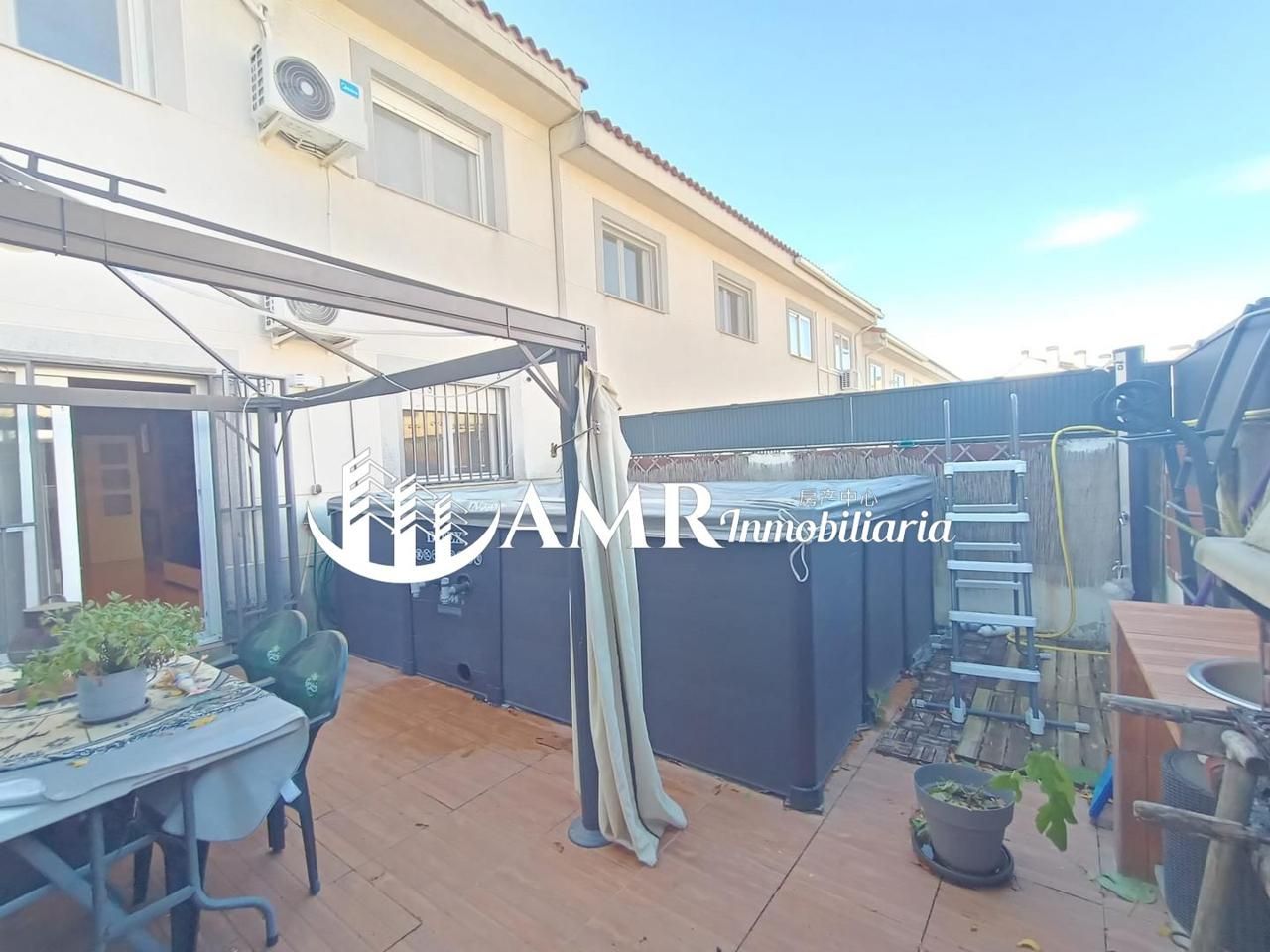 Terrassa de Casa adosada en venda en El Viso de San Juan amb Aire condicionat, Calefacció i Traster