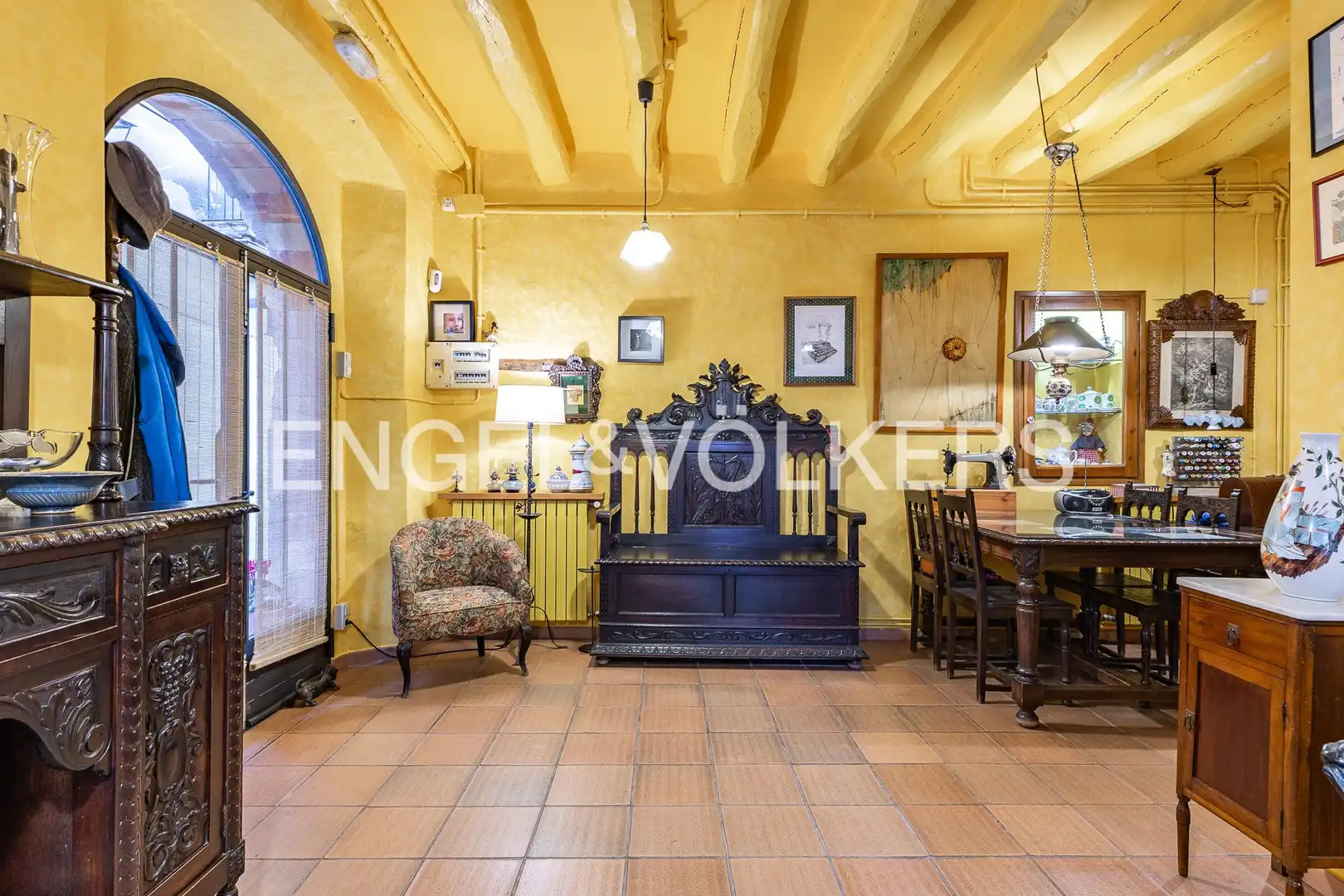 Comedor de Casa adosada en venta en Figaró-Montmany con Aire acondicionado, Calefacción y Parquet