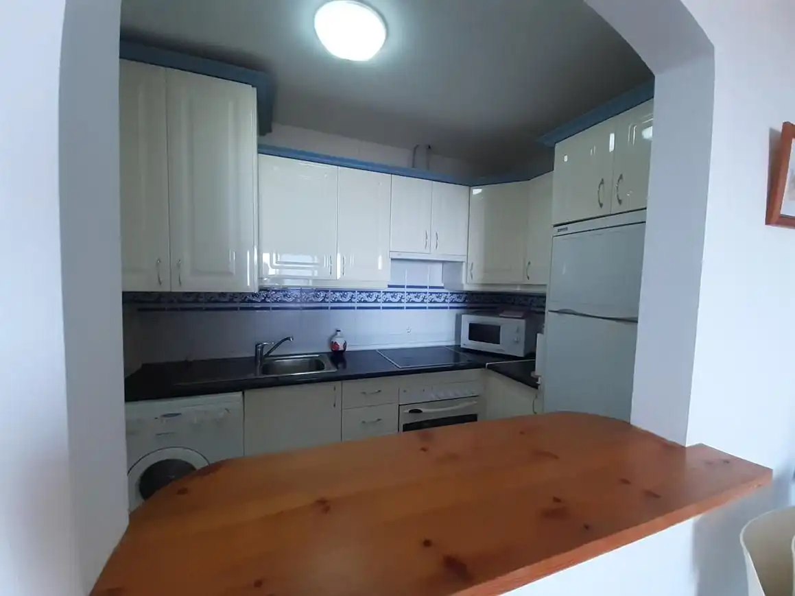 Cocina de Apartamento de alquiler en Torrox con Aire acondicionado, Calefacción y Terraza