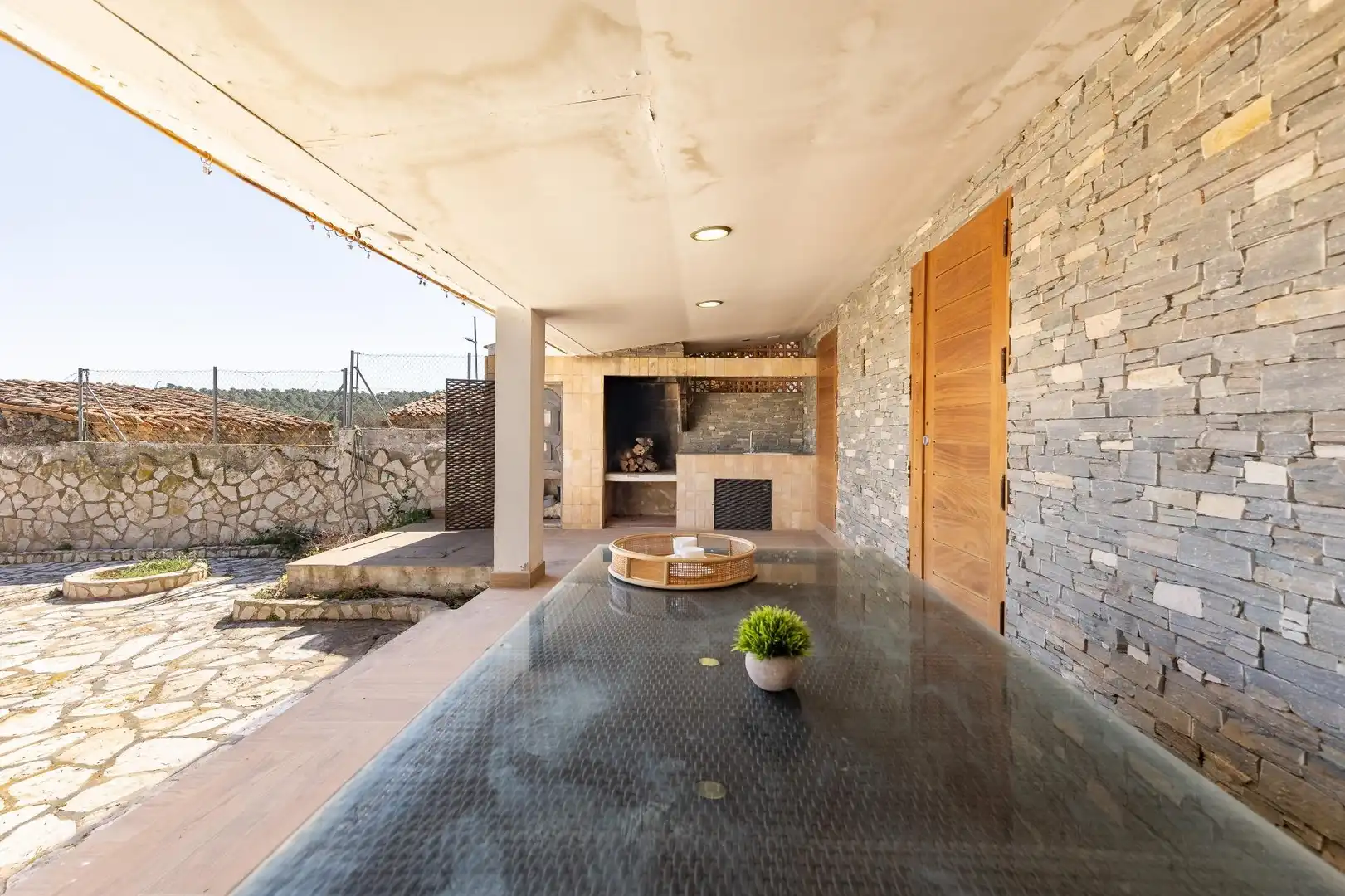 Terraza de Casa adosada en venta en Enguera con Calefacción, Terraza y Trastero