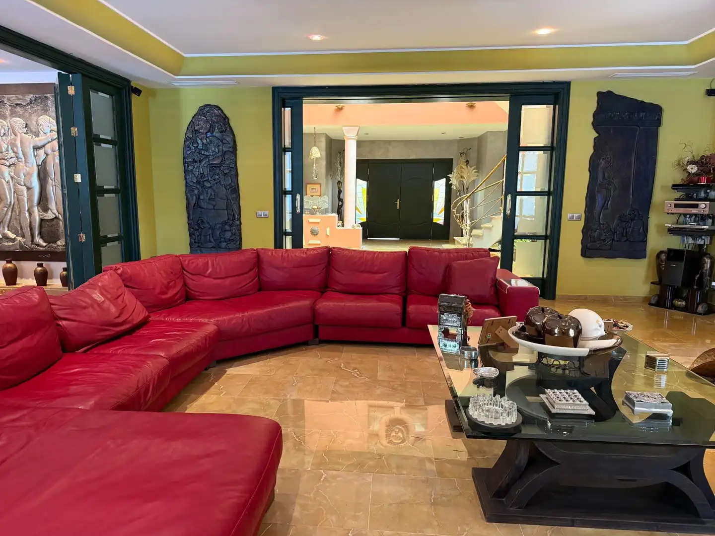 Sala de estar de Casa o chalet en venta en Gelves con Aire acondicionado, Jardín privado y Terraza