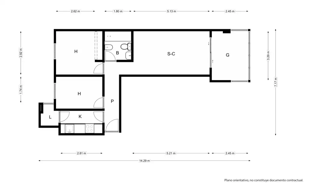 Penthouse mit Aufzug zum Verkauf in Av Diego Ramirez - Ed Torrenueva XIII -, imagen 26