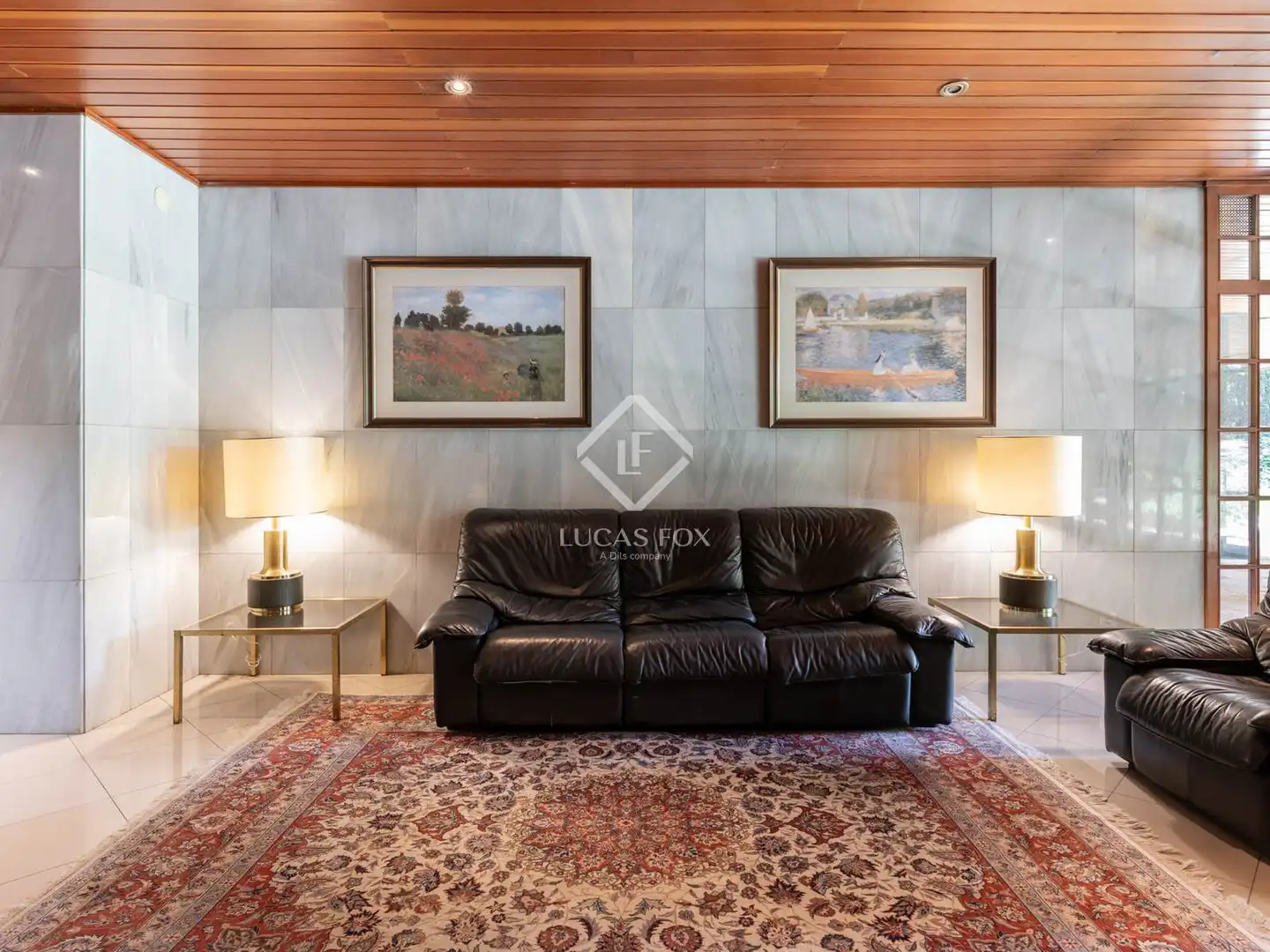 Sala de estar de Piso en venta en Sant Cugat del Vallès con Aire acondicionado, Calefacción y Terraza