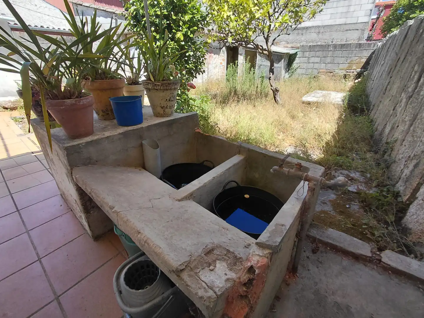Garten von Einfamilien-Reihenhaus zum Verkauf in O Grove   mit Heizung und Privatgarten