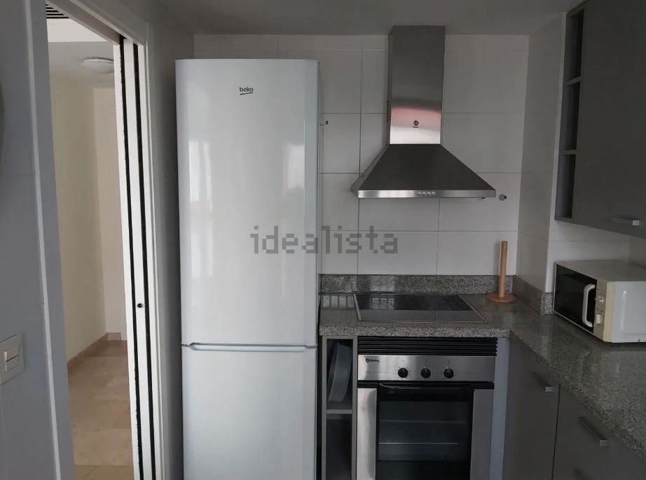 Kitchen of Flat to rent in  Valencia Capital  with Air Conditioner, Heating and Furnished