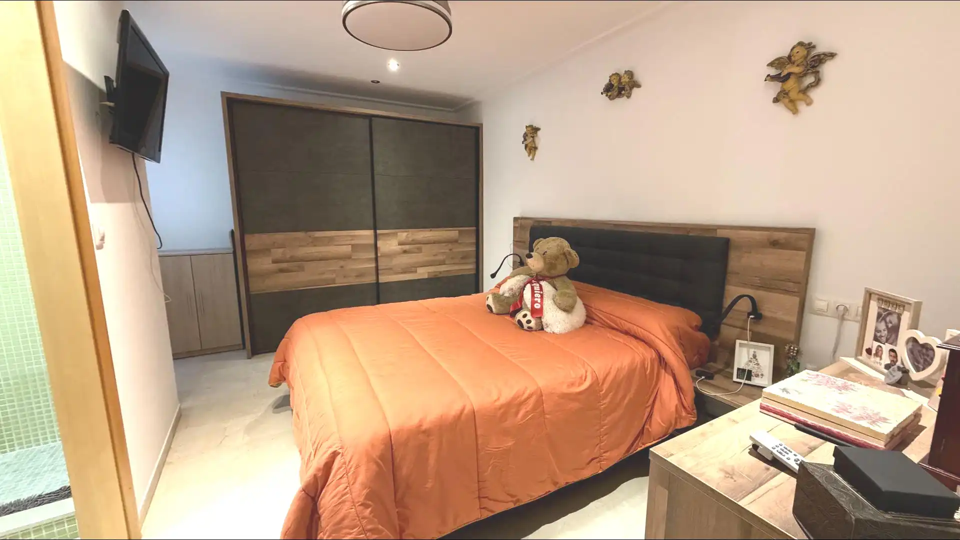 Schlafzimmer von Wohnung zum Verkauf in Elche / Elx mit Klimaanlage und Balkon