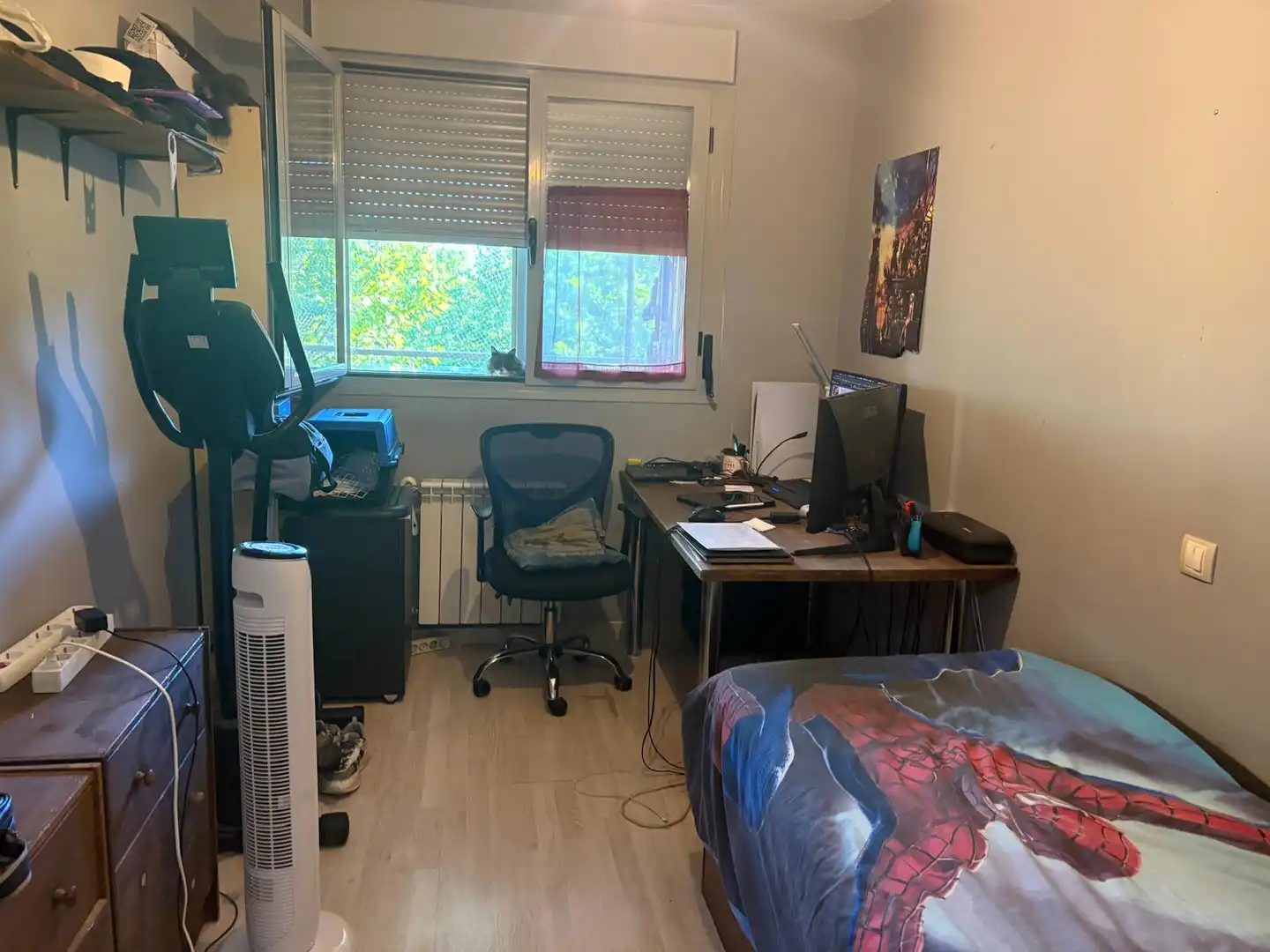 Schlafzimmer von Dachboden zum Verkauf in Yebes mit Klimaanlage, Heizung und Terrasse