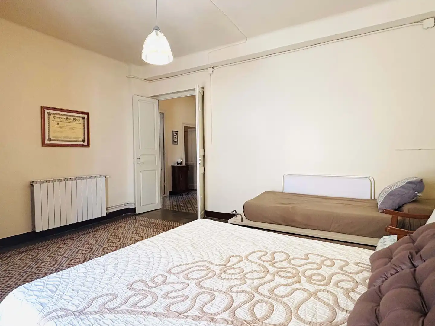 Schlafzimmer von Einfamilien-Reihenhaus zum Verkauf in Cervià de Les Garrigues mit Heizung und Terrasse