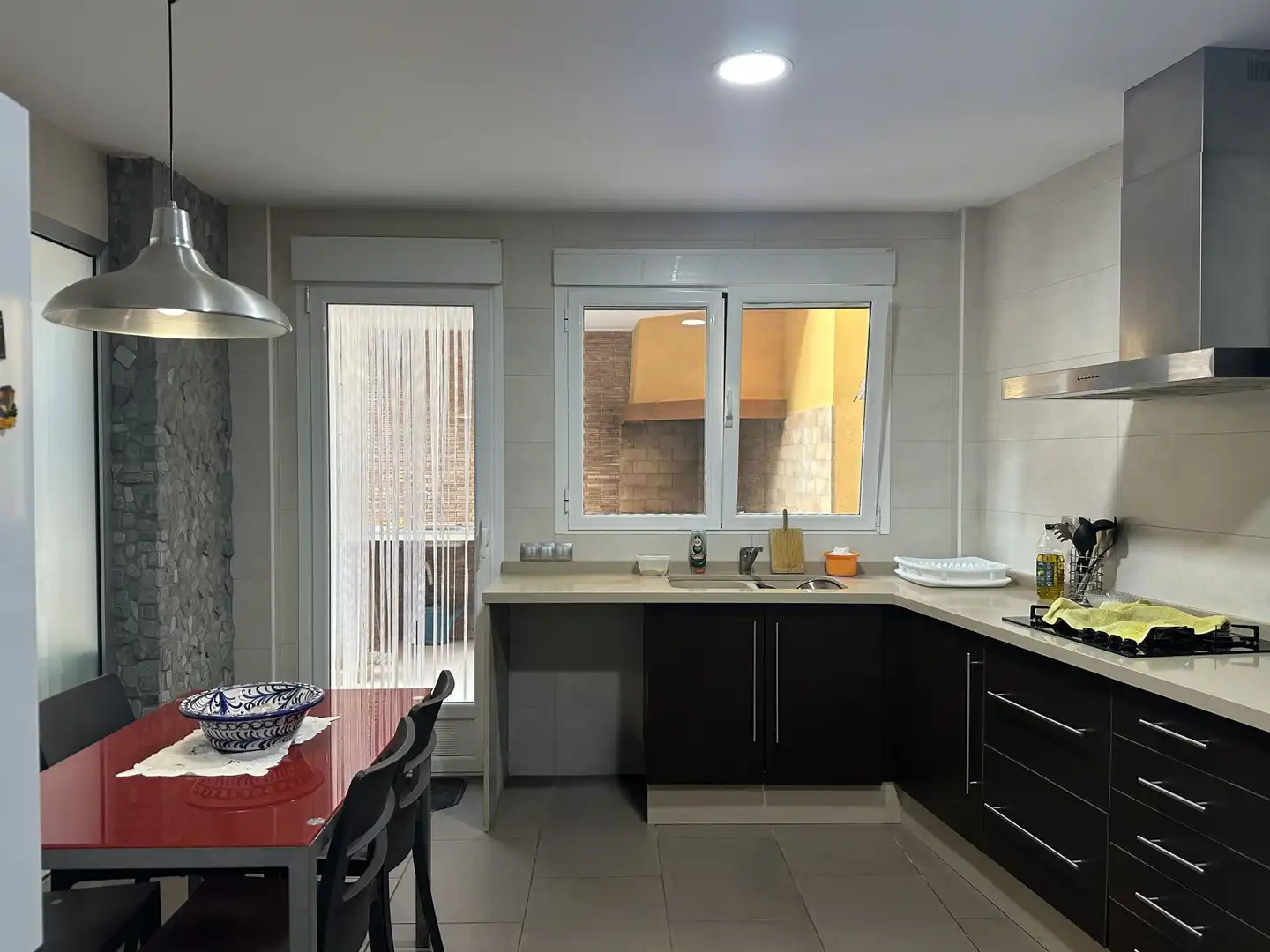 Cocina de Finca rústica en venta en Aielo de Malferit con Calefacción, Terraza y Piscina