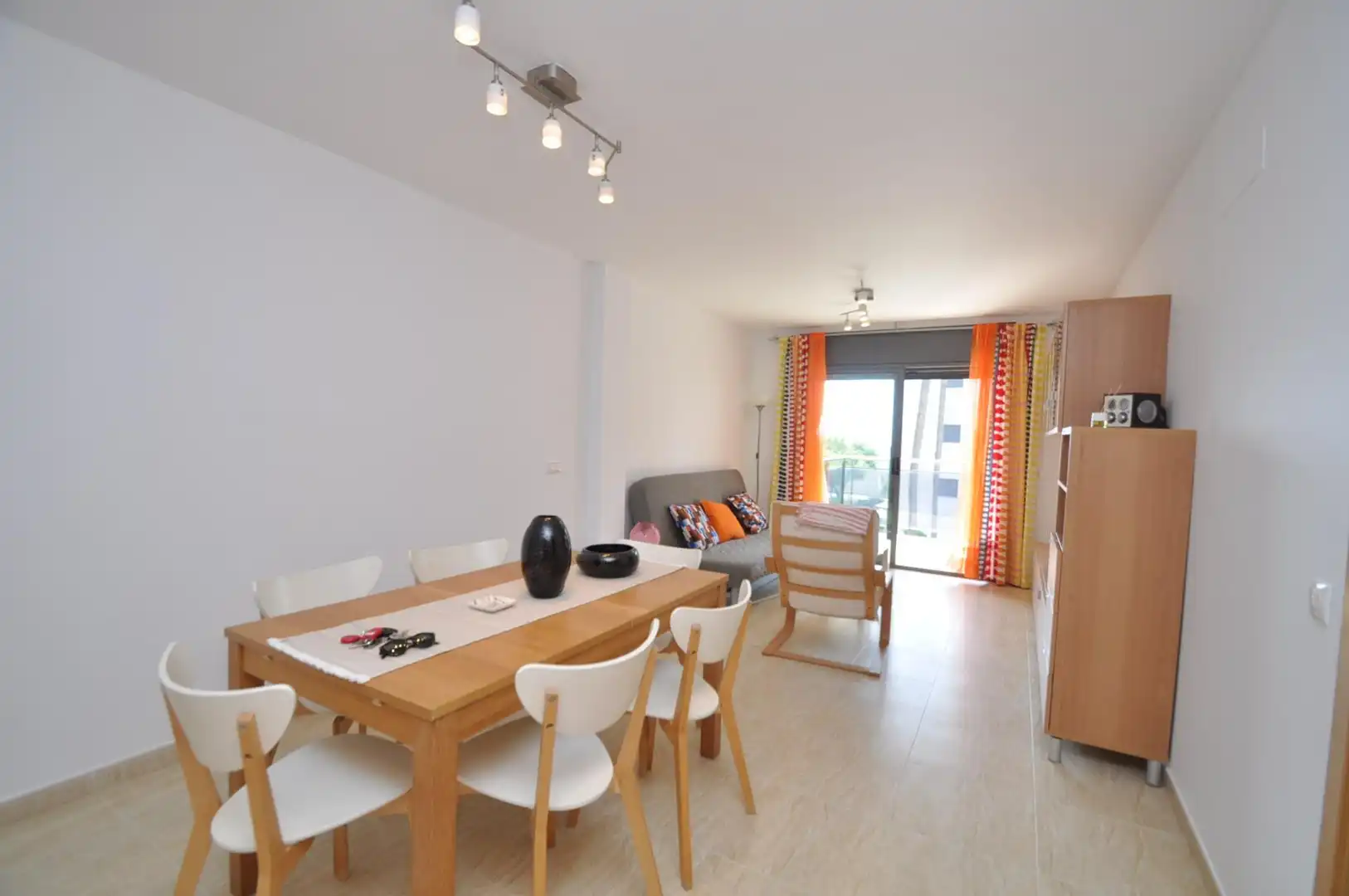 Comedor de Apartamento en venta en La Ràpita con Amueblado y Piscina comunitaria