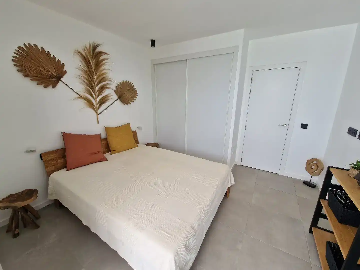 Schlafzimmer von Wohnung zum Verkauf in La Oliva mit Klimaanlage, Privatgarten und Schwimmbad