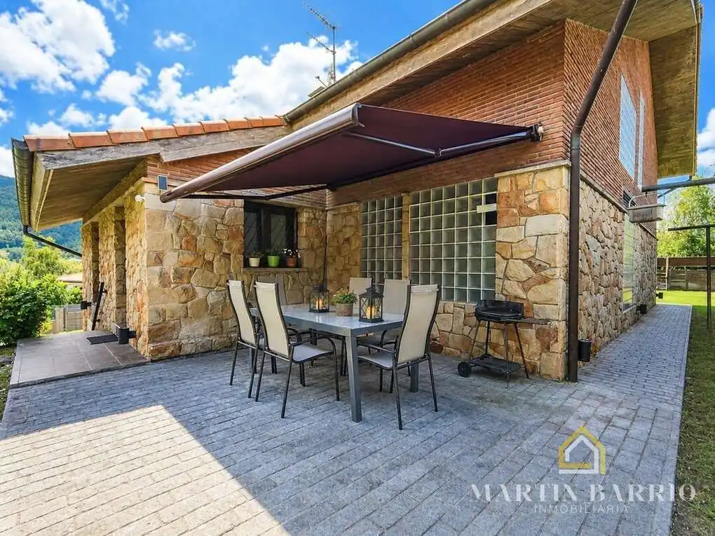 Terraza de Casa o chalet en venta en Muskiz con Aire acondicionado, Calefacción y Jardín privado