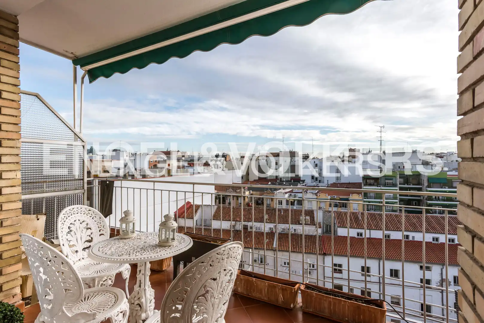 Terraza de Piso de alquiler en Madrid con Aire acondicionado, Calefacción y Parquet
