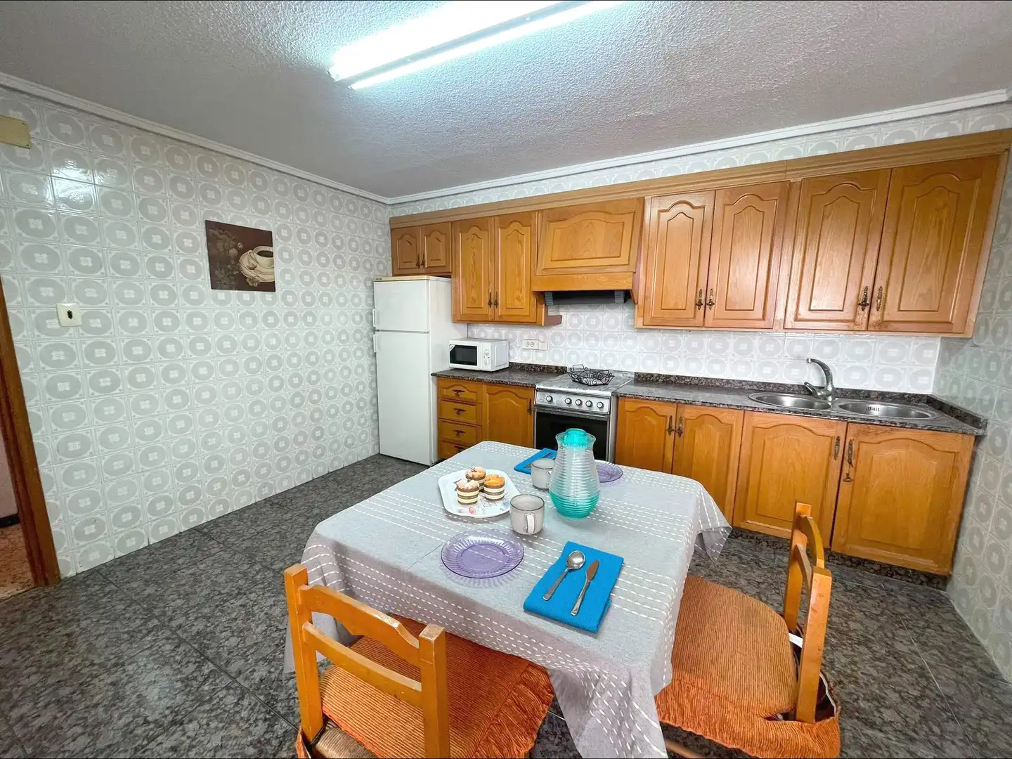 Cocina de Piso en venta en Elche / Elx con Amueblado y Balcón
