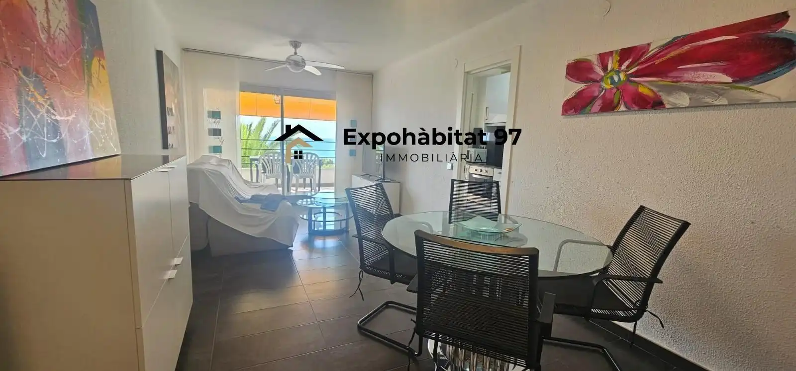 Terraza de Apartamento en venta en Mont-roig del Camp con Aire acondicionado y Piscina comunitaria