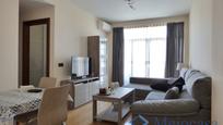 Living room of Flat for sale in  Madrid Capital  with Air Conditioner, Terrace and Balcony