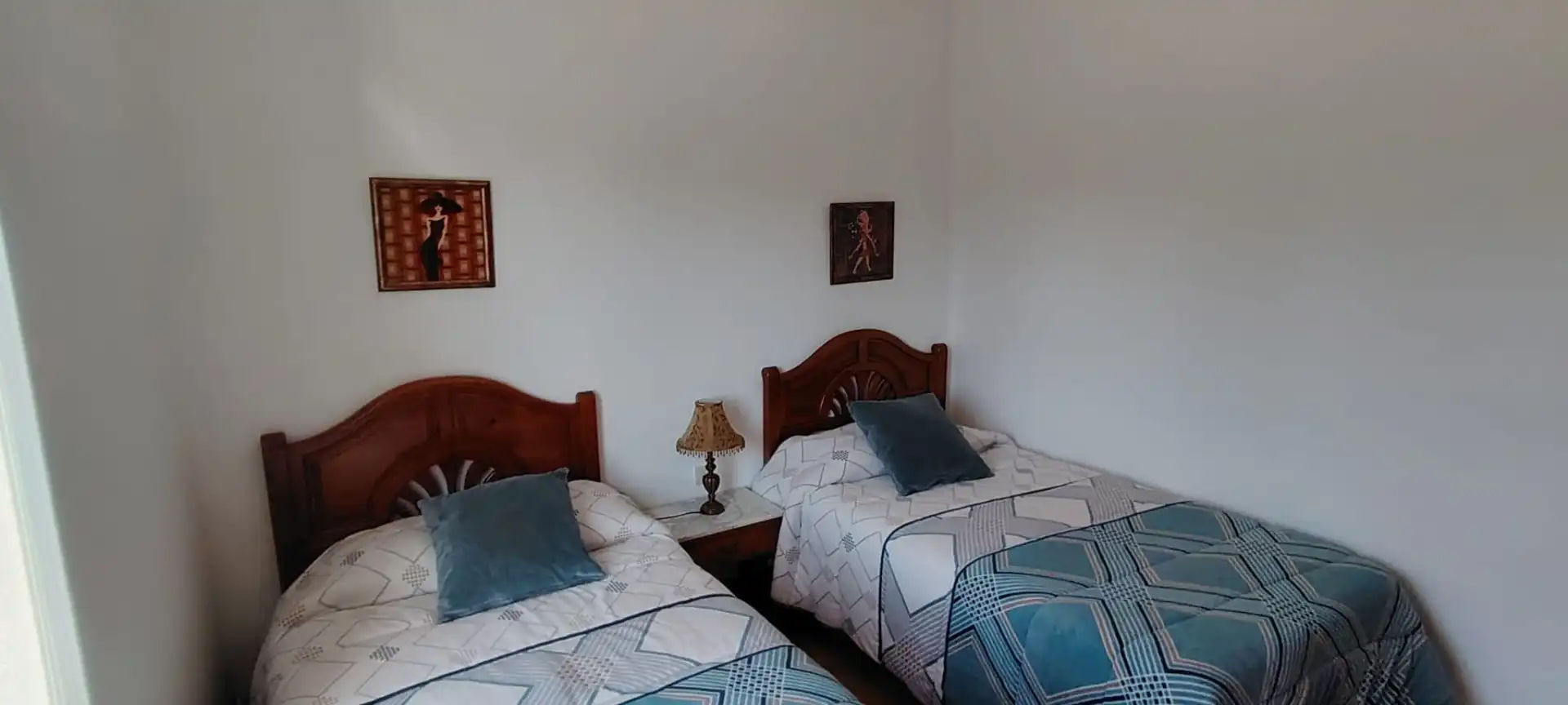 Schlafzimmer von Wohnung zur Miete in Salamanca mit Heizung, Möbliert und Waschmaschine