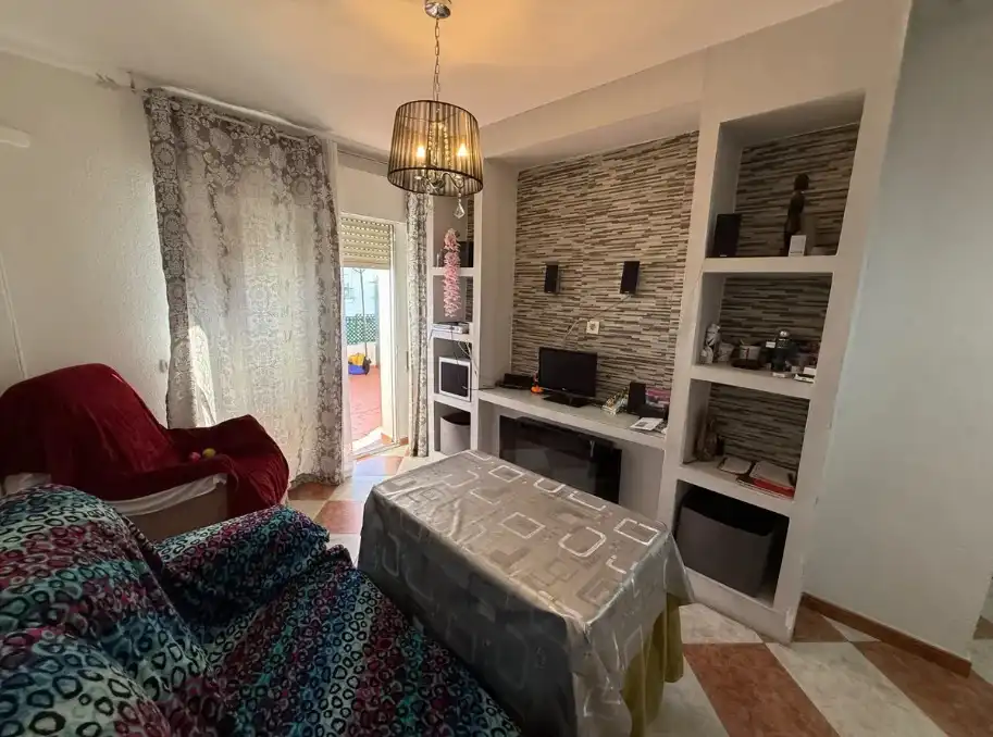 Living room of Flat for sale in Cartaya  with Furnished