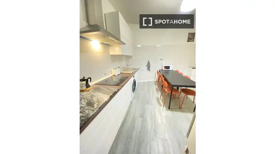 Kitchen of Flat for rent in Madrid  with Air Conditioner, Heating and Furnished