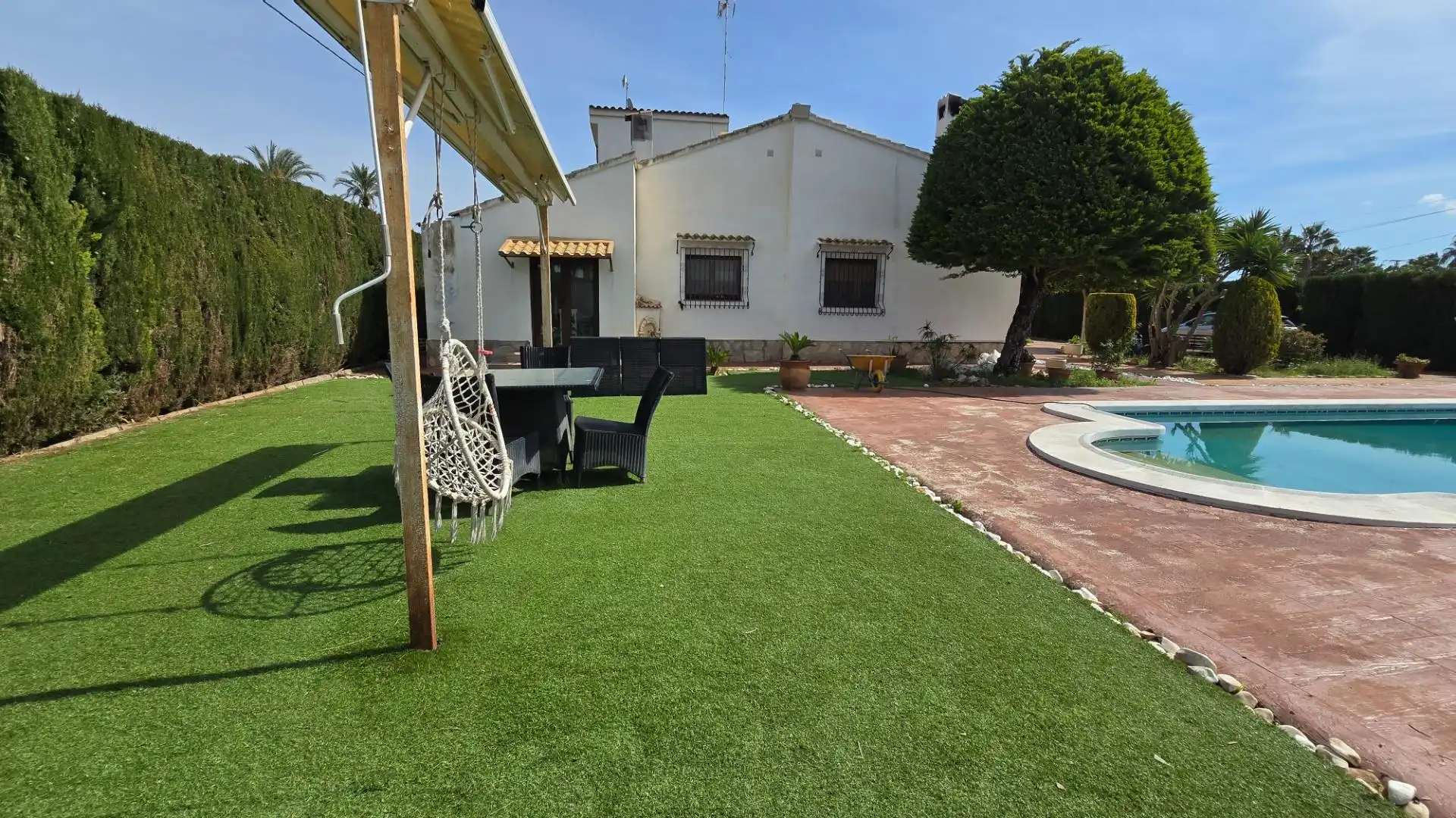 Garden of Houses for sale in Elche / Elx  with Air Conditioner, Private garden and Terrace