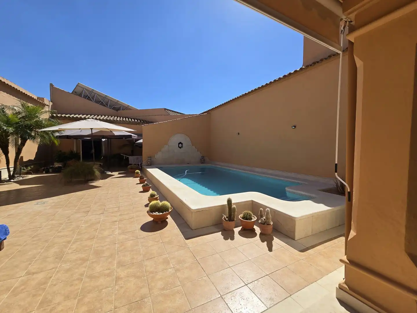Piscina de Casa o chalet en venta en Villanueva del Ariscal con Aire acondicionado, Jardín privado y Terraza