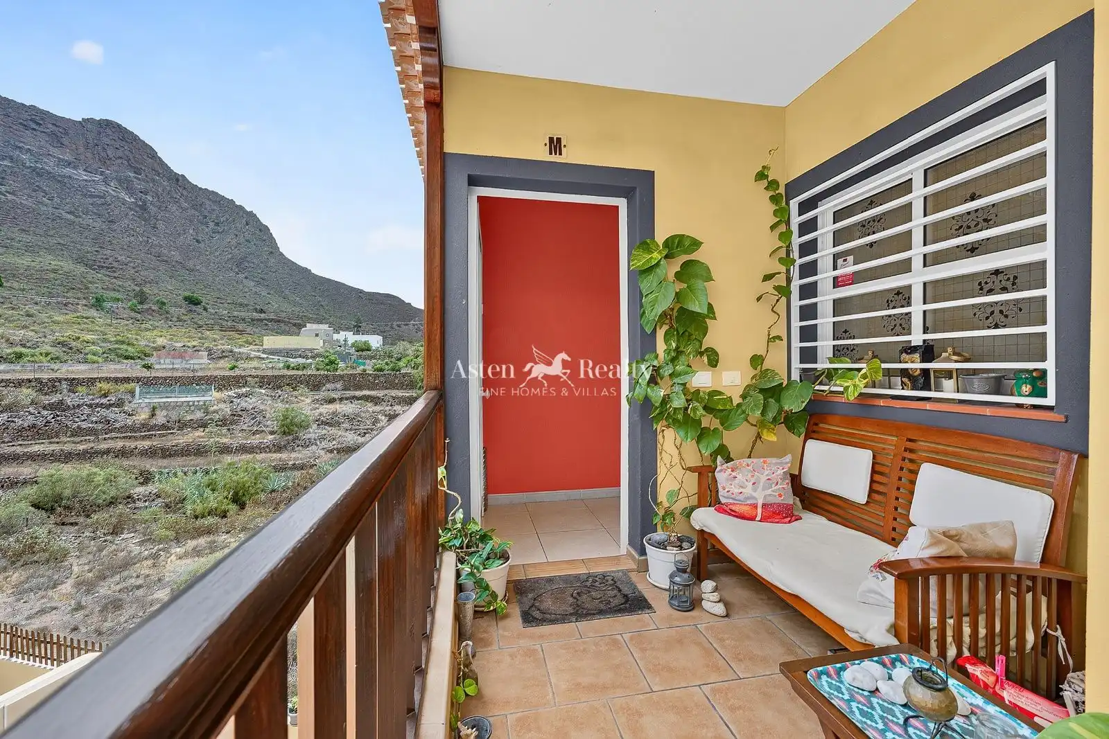 Balcony of Flat for sale in Arona  with Terrace, Storage room and Furnished