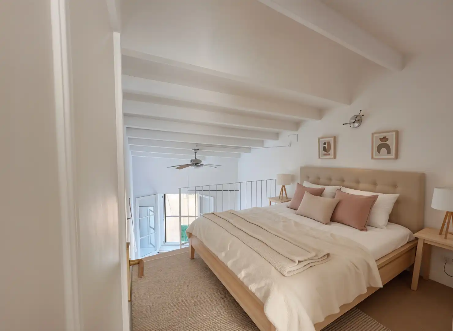 Schlafzimmer von Haus oder Chalet zur Miete in Santanyí mit Terrasse und Abstellraum