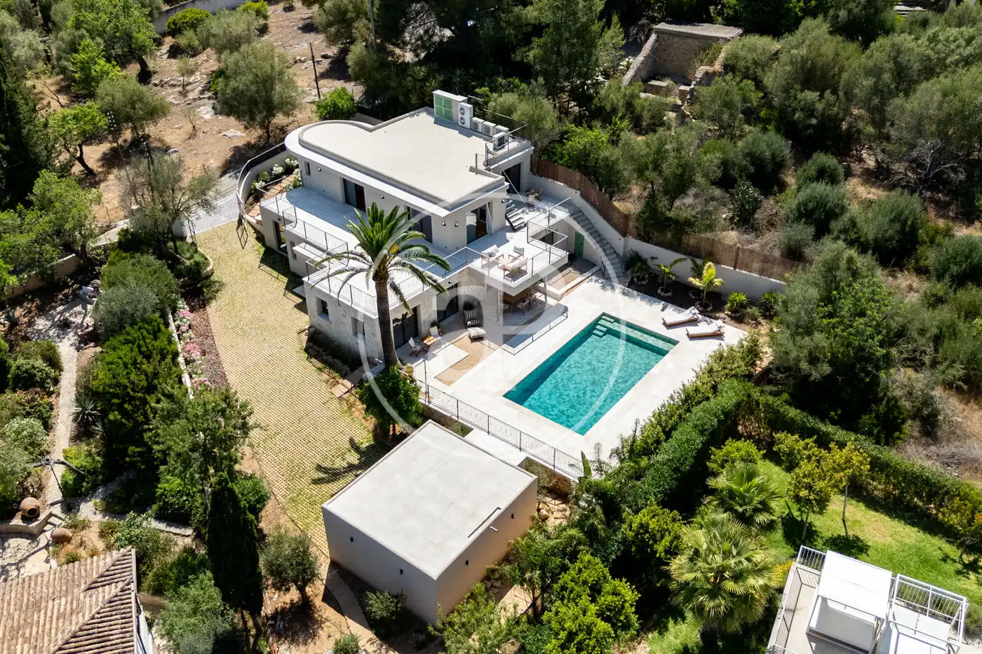 Vista exterior de Pis en venda en Calvià amb Aire condicionat, Calefacció i Jardí privat