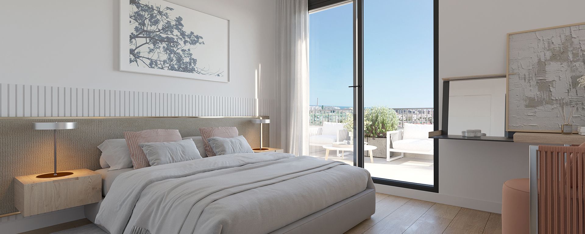 Bedroom of Flat for sale in Málaga Capital  with Terrace