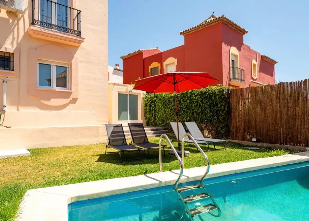 Garden of Houses for sale in Marbella  with Air Conditioner, Private garden and Terrace