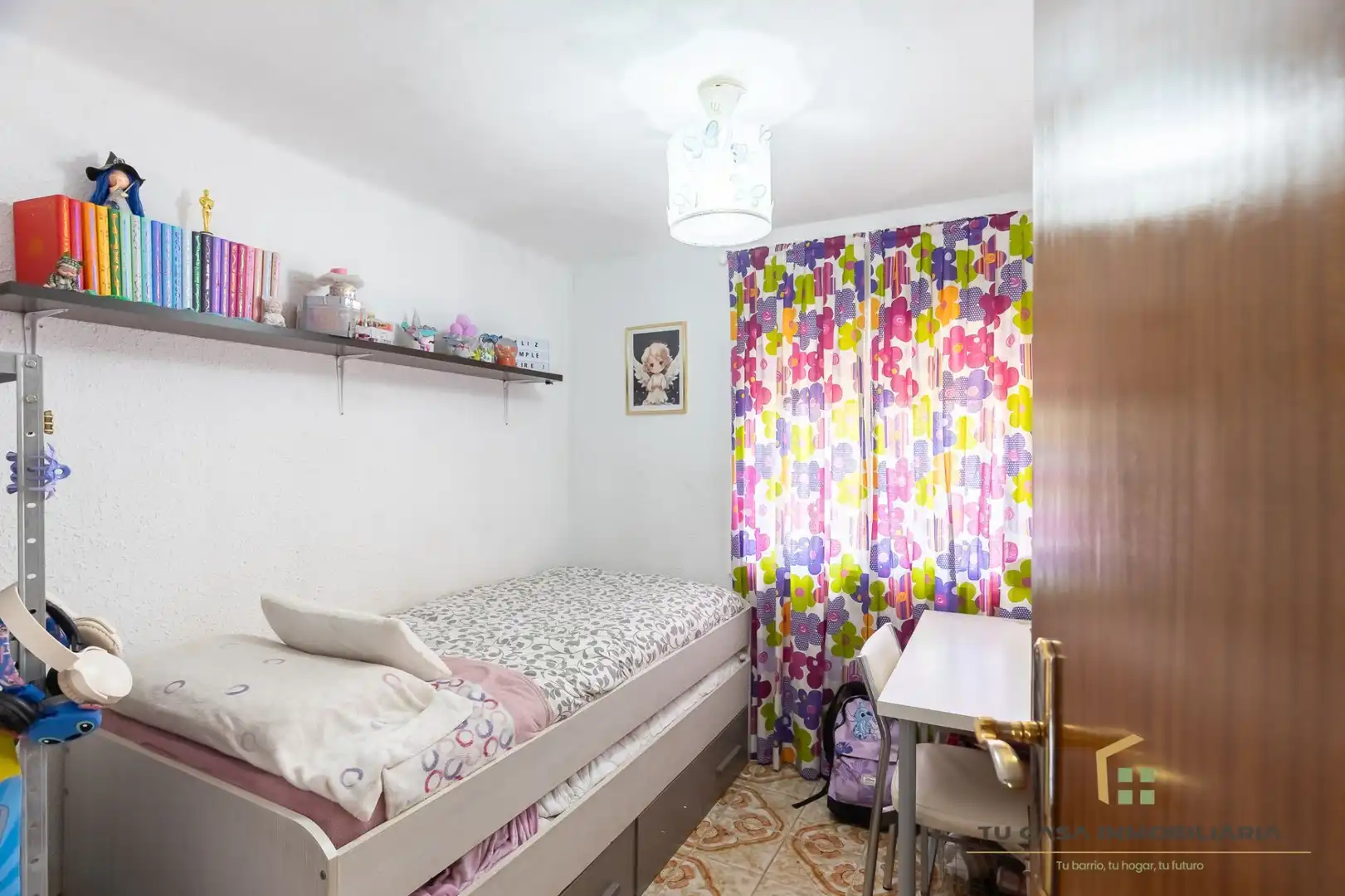 Schlafzimmer von Wohnung zum Verkauf in Badalona mit Klimaanlage