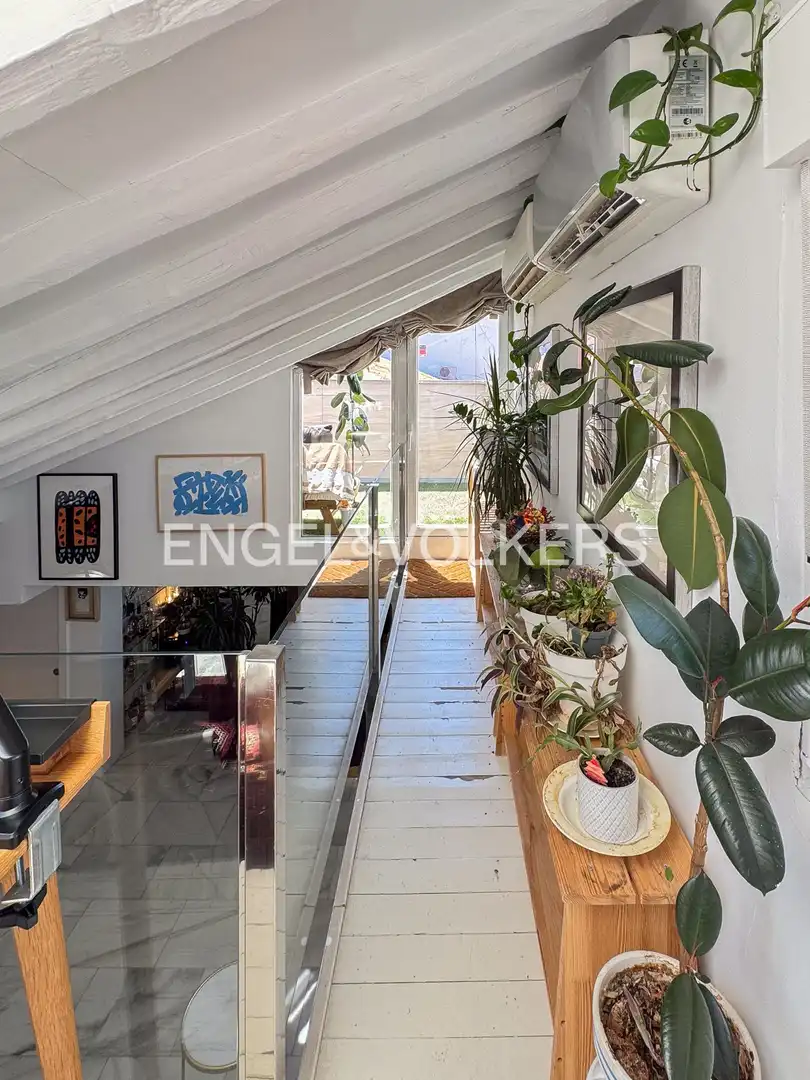 Balcony of Flat for rent in Madrid  with Air Conditioner, Heating and Terrace