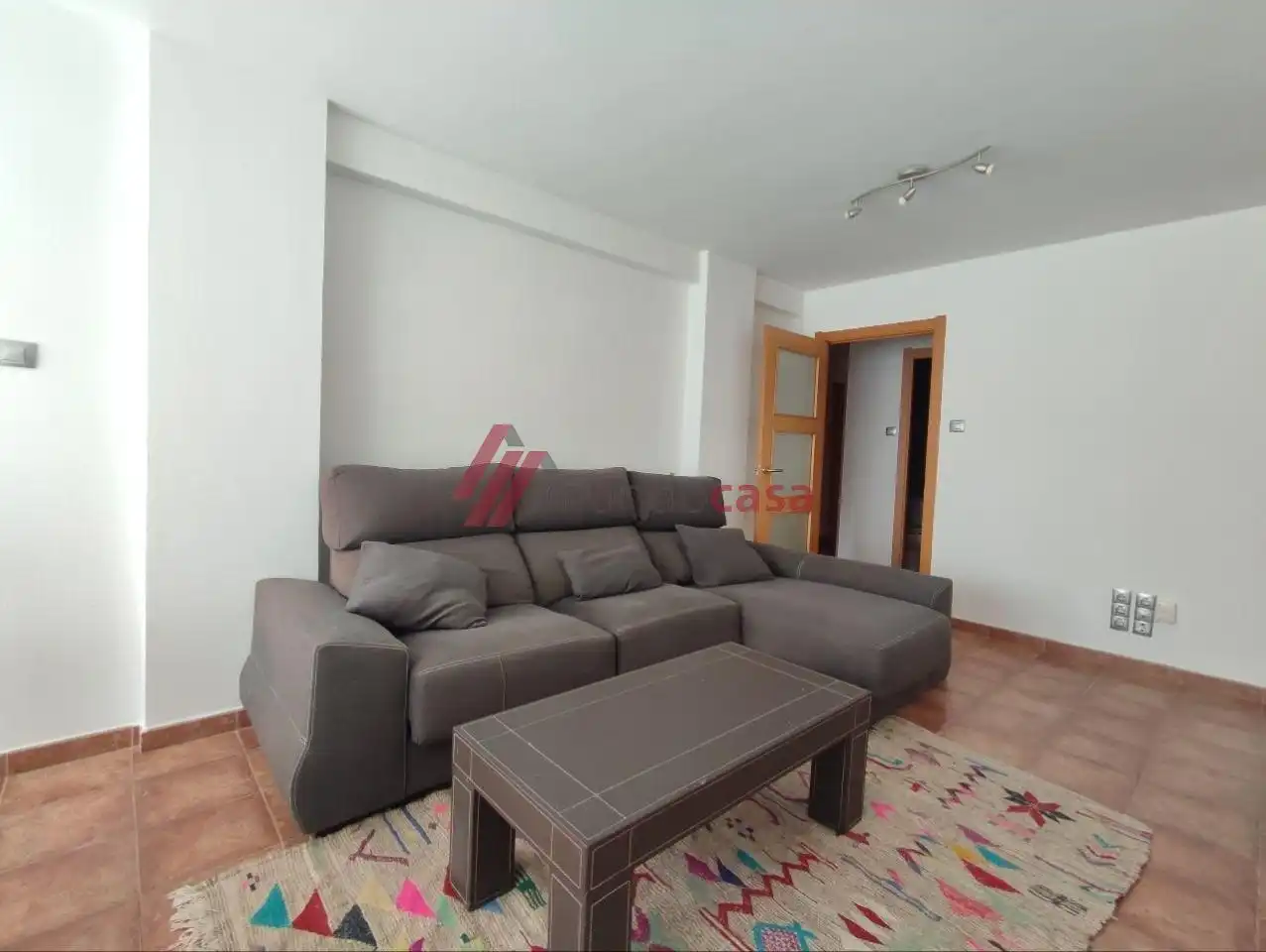 Sala d'estar de Pis de lloguer en Ferrol amb Calefacció i Moblat