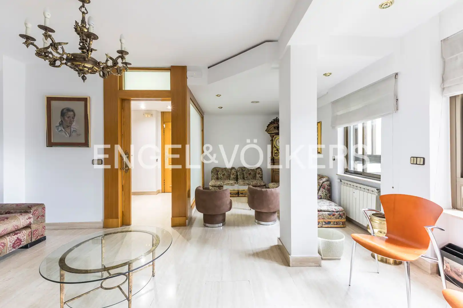 Wohnzimmer von Wohnung zum Verkauf in Madrid mit Klimaanlage, Heizung und Abstellraum
