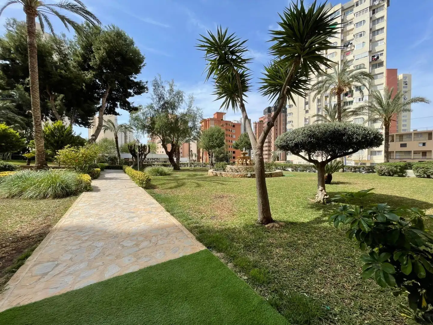 Garten von Wohnungen zum Verkauf in Benidorm mit Gemeinschaftspool