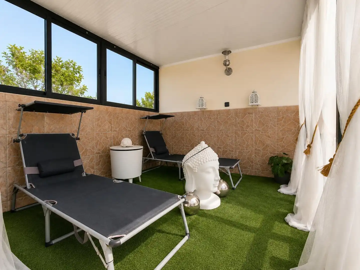 Terraza de Ático en venta en Chipiona con Aire acondicionado, Calefacción y Jardín privado