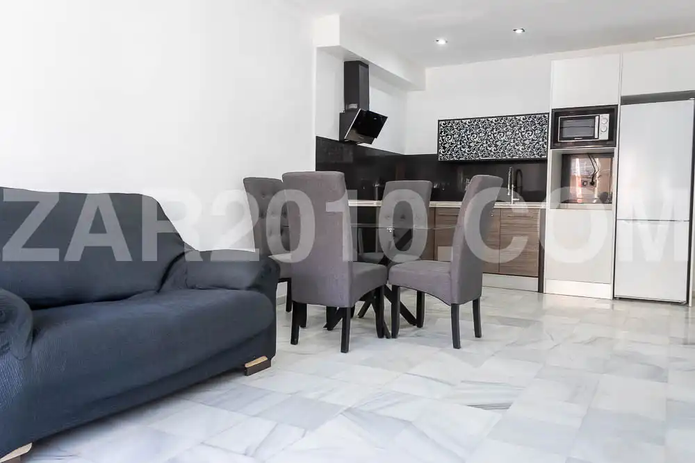 Sala de estar de Apartamento en venta en Garrucha con Aire acondicionado, Terraza y Amueblado