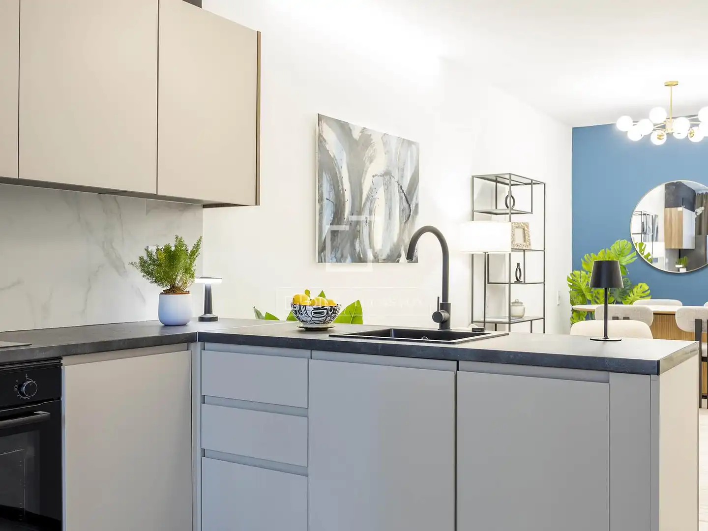 Kitchen of Flat for sale in Valencia  with Air Conditioner, Heating and Terrace