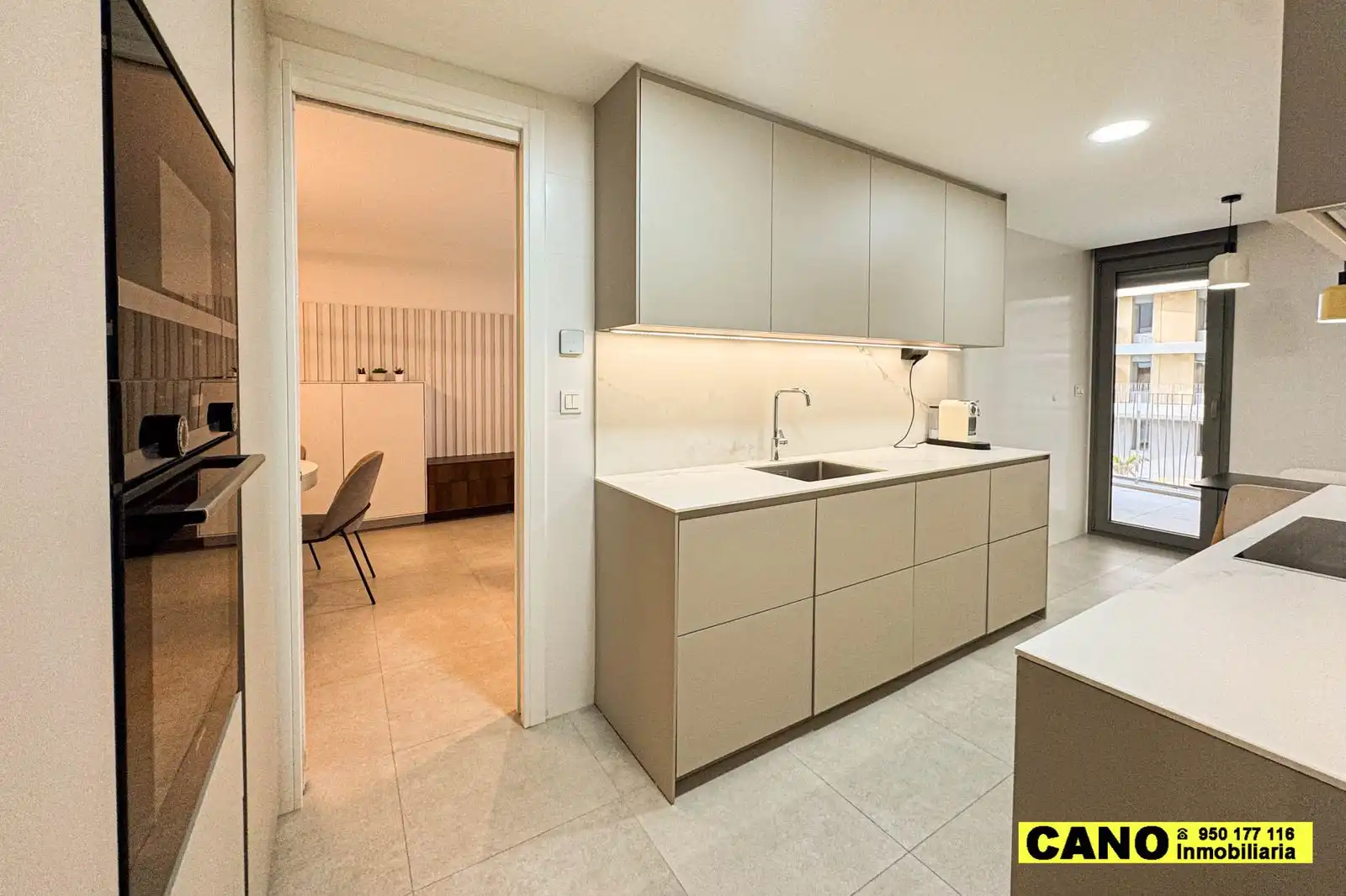 Kitchen of Flat for sale in Almería  with Terrace, Storage room and Swimming Pool