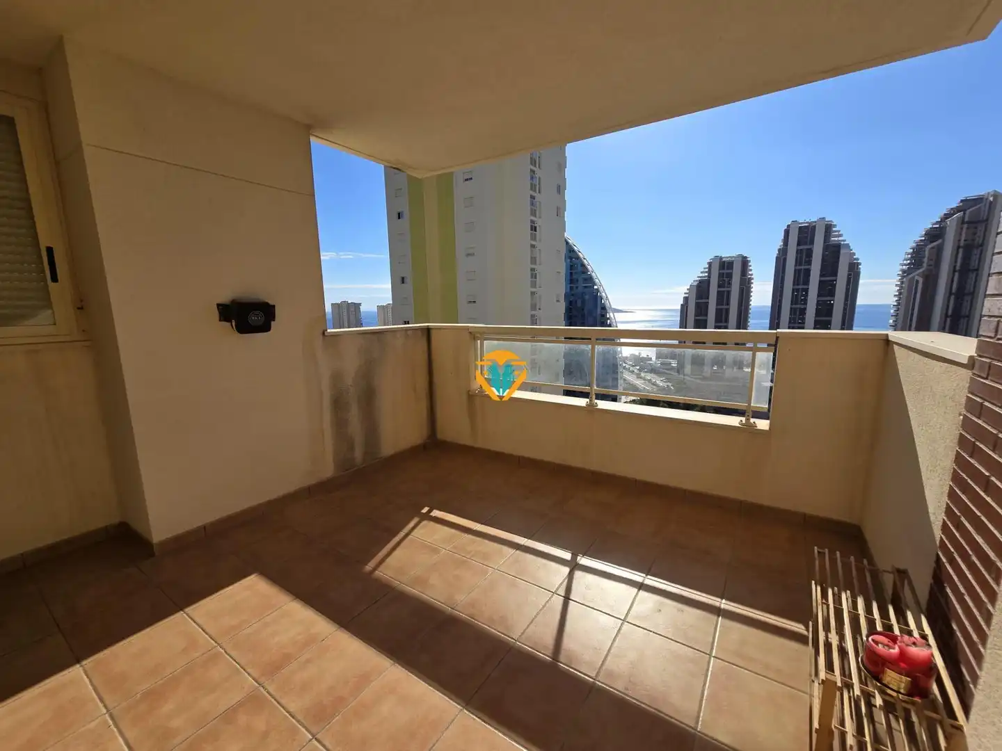 Terraza de Apartamento en venta en Benidorm con Aire acondicionado, Calefacción y Jardín privado