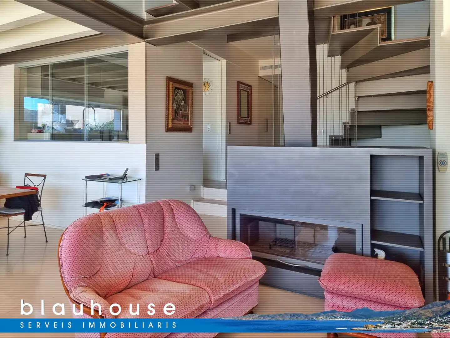 Sala de estar de Casa o chalet en venta en Llançà con Aire acondicionado, Calefacción y Jardín privado