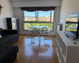 Living room of Apartment to rent in Ourense Capital   with Heating, Parquet flooring and Storage room